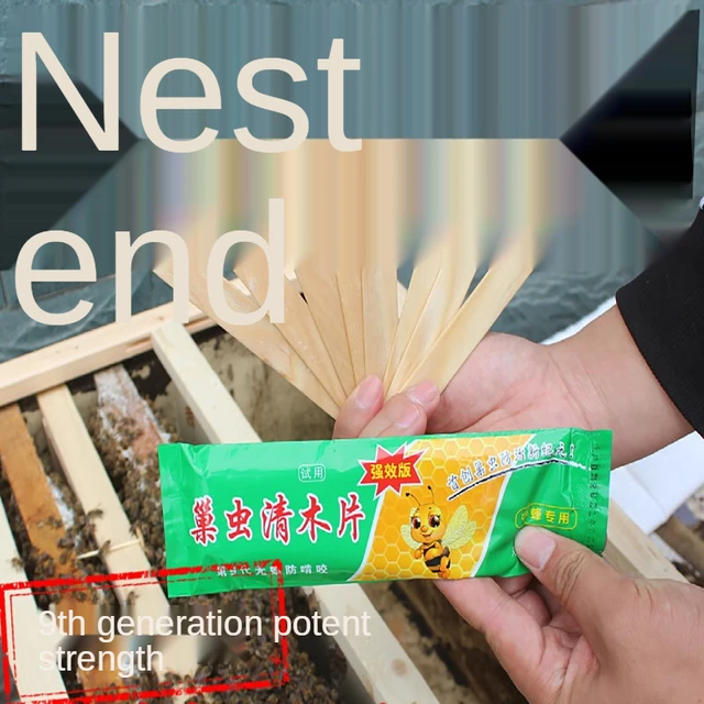 Méh-Nevelés Mézes Rovartisztító Méhek Megölve Pamut Rovar Fészek 10 Darab Kilencedik Generációs Chips - Image 3
