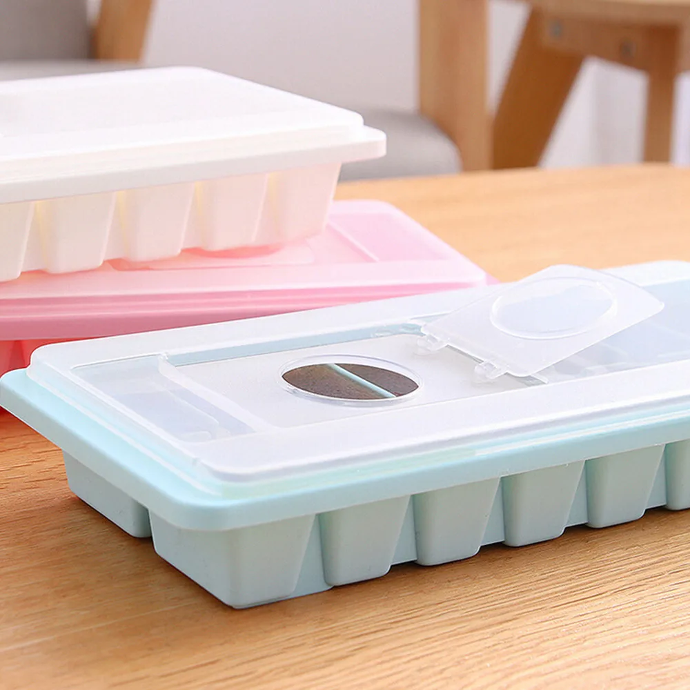 Ice Cube Tray 16 Cubes Maker Mold With Lids For Cream Party Whiskey Cocktail Cold Drink Storage Conta | Дом и сад
