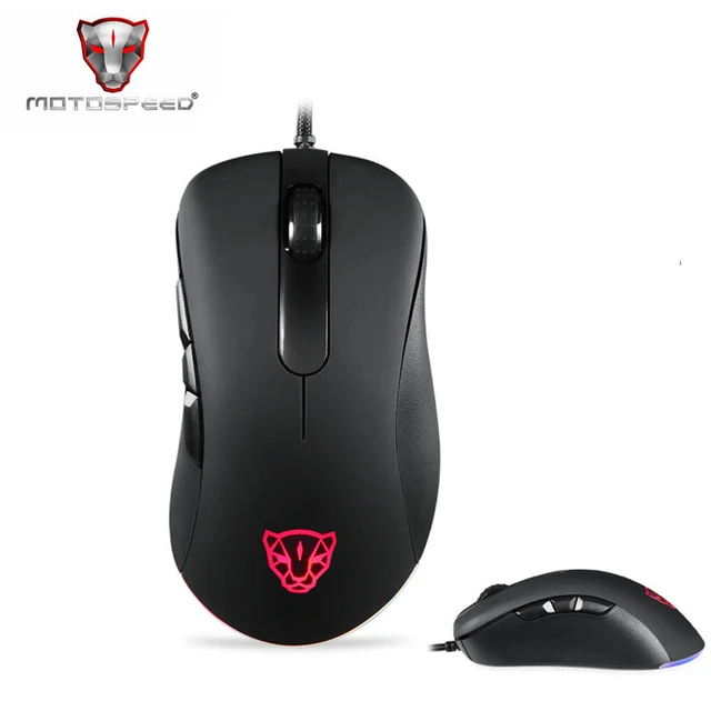 Motospeed V40 - Souris Gaming filaire LED 4000 DPI Optique 6 Boutons Souris  Gaming Souris de jeu