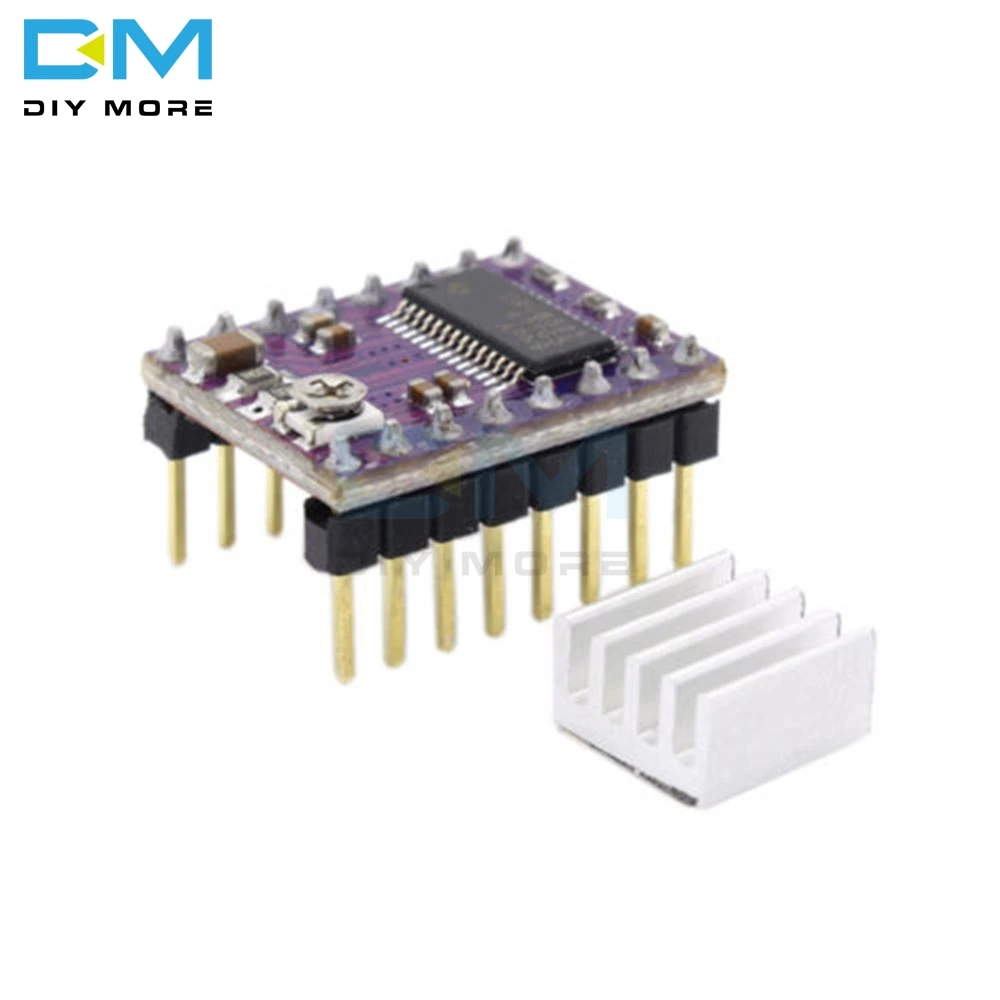 DRV8825 шаговый двигатель драйвер модуль 3D принтер RAMPS1.4 RepRap StepStick для Arduino 8 2-45V