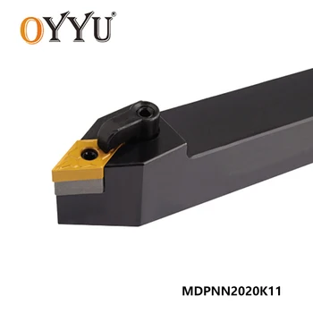 

OYYU MDPNN2020 Boring Bar MDPNN 20mm Lathe External Turning Tool Holder MDPNN2020K11 Tungsten Carbide Inserts DNMG110404 Lathe