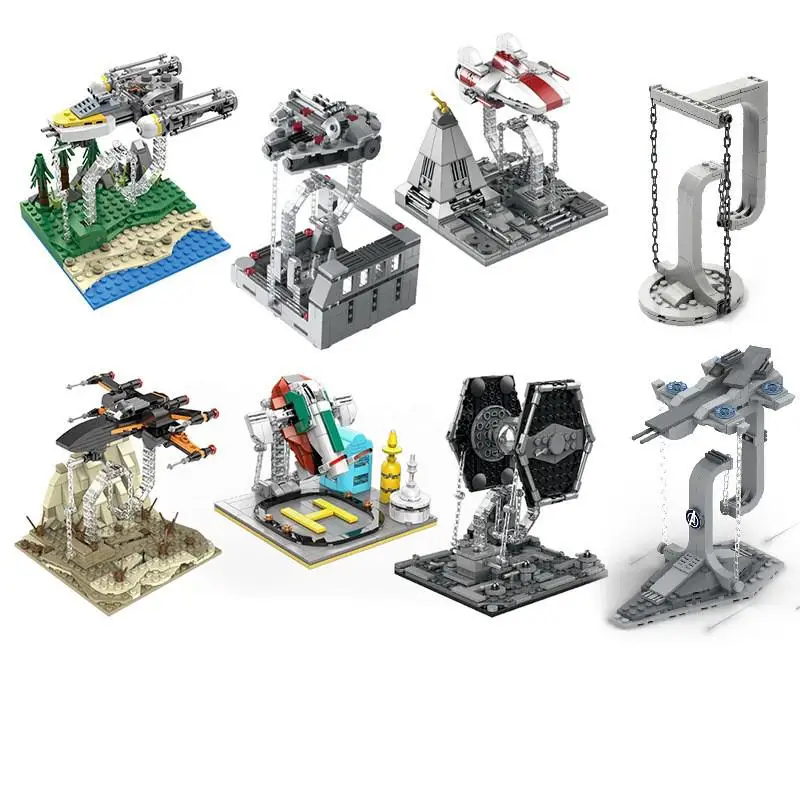 

Star Wars X-wing Y-wing Tensegrity Sculptures Anti Gravity Dynamics Physics Balance Building Blocks Kit Classic Bricks Creator