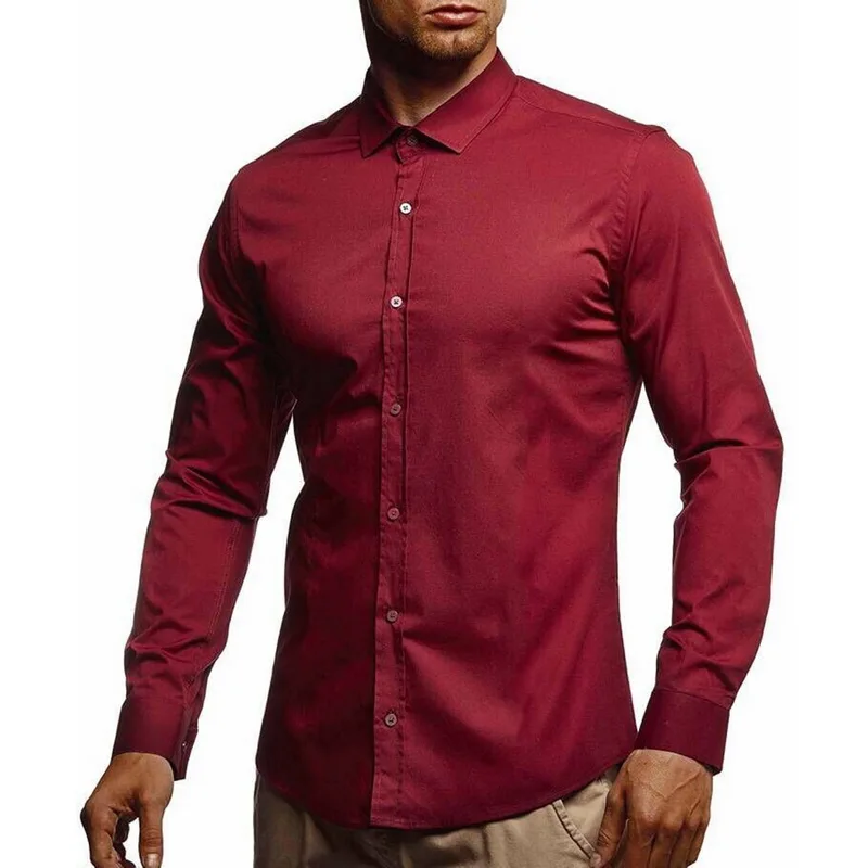 Vogue, мужские рубашки, Camisa Masculina, рубашка с длинным рукавом, мужская, Корейская, приталенная, дизайнерская, формальная, повседневная, Мужская одежда, рубашка, размер M-3XL