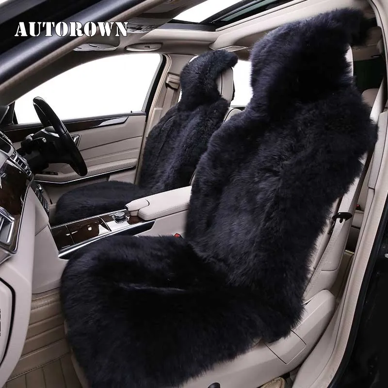 AUTOROWN Универсальная накидка из 100% австралийской натуральной овчины 1шт