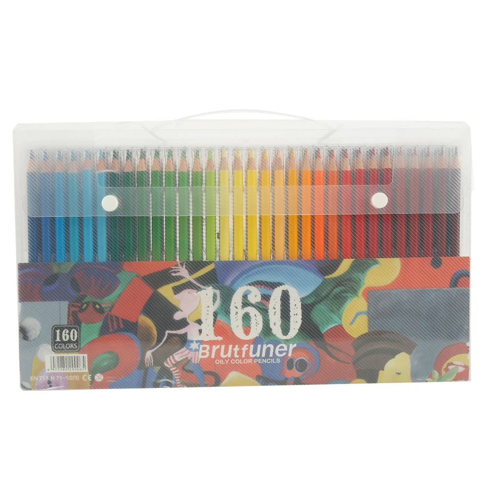 

120/160 Pack Wooden Colored Pencils Set 2B Oil Colorful Pen for Kid Painting Drawing Stationery Rainbow Colour Pen Supplies