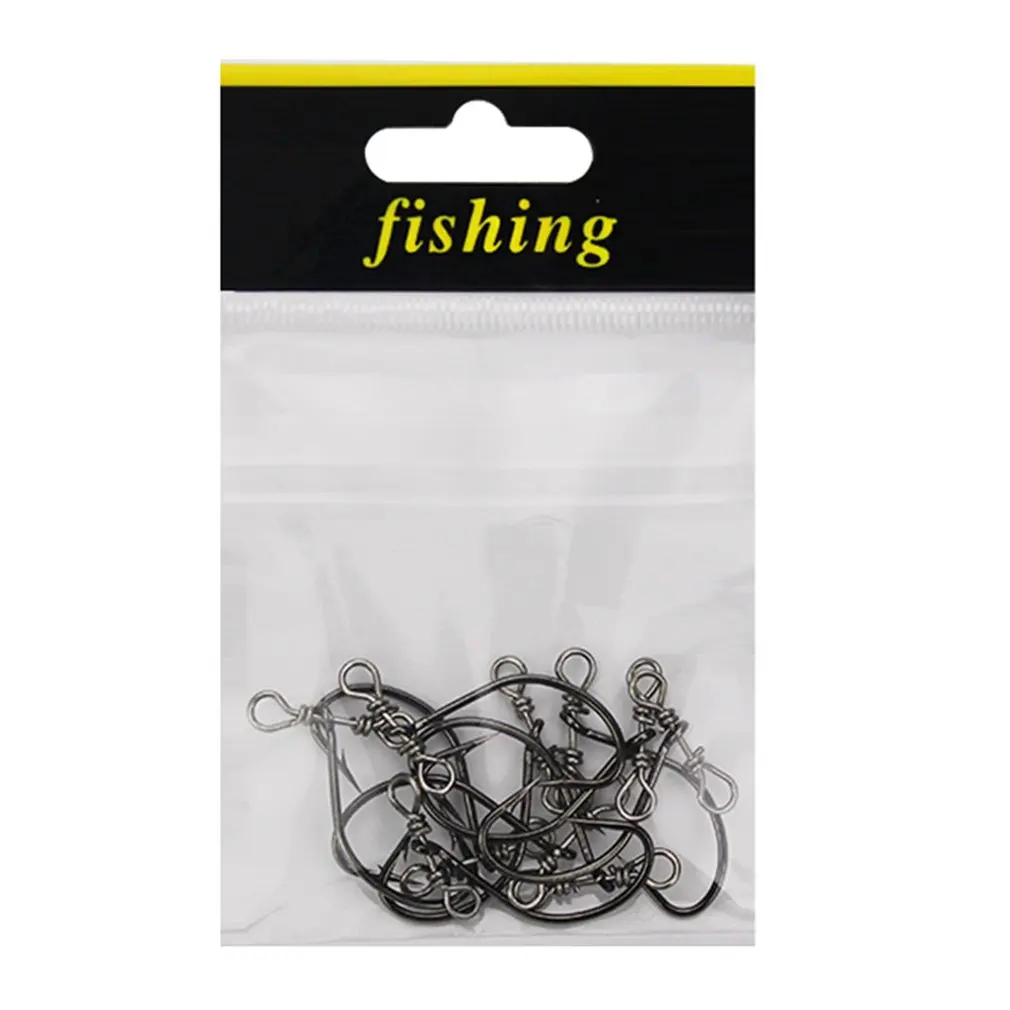 

Practical 10/20pcs Pack Fishing High Carbon Steel Octopus Circle Hook Bait Sea Saltwater Hook Hard Fishing Accessories