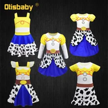 Костюм Джесси на Хэллоуин, Рождество, день рождения, платье Джесси для девочек, детское летнее повседневное праздничное платье, детские маскарадные платья