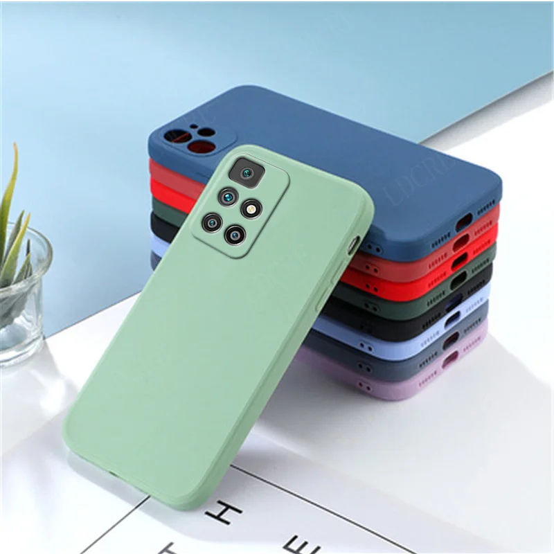 For Cover Xiaomi Redmi 10 Case For Redmi 10 Capas Phone Case Armor Bumper Back Shockproof Soft TPU Case For Redmi 10 Fundas 6.5"