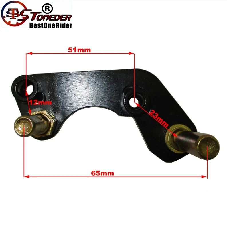 Motorcycle Twin Piston Front Brake Caliper 51mm for Pit Dirt Bike