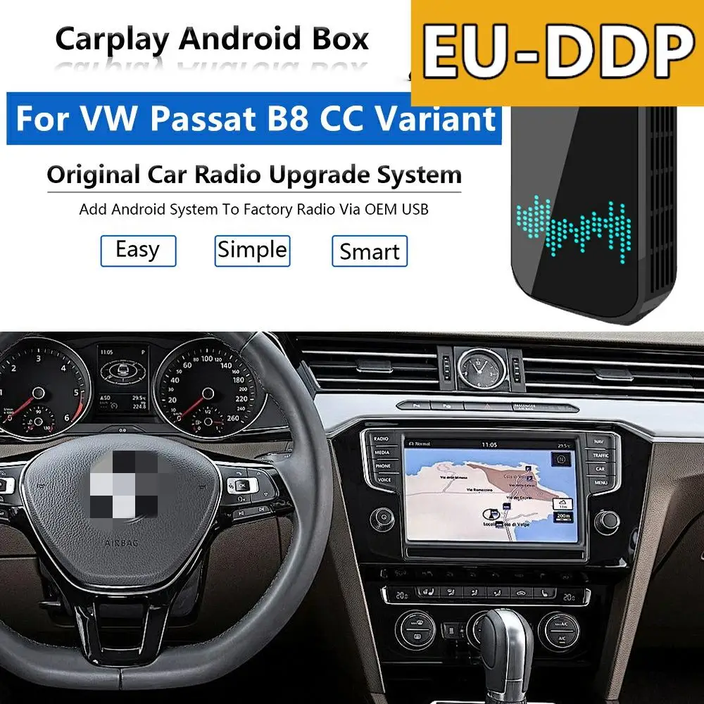 

Radio Carplay upgrade Android Auto Audio For Volkswagen VW Passat B8 CC Variant 2015 - 2020 Apple Car Multimedia Player GPS unit