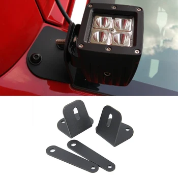 

For Jeep Wrangler JK 2007-2017 Spotlight Bracket Modified A Pillar Mounting Bracket Holder Base Car External Accessory Styling