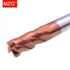 MZG HRC60 Cutting Lengthen End Mill 100L  4 Flute 1mm Milling Tungsten Steel Spiral Tools Milling Cutters Round Ball Nose ► Photo 3/6