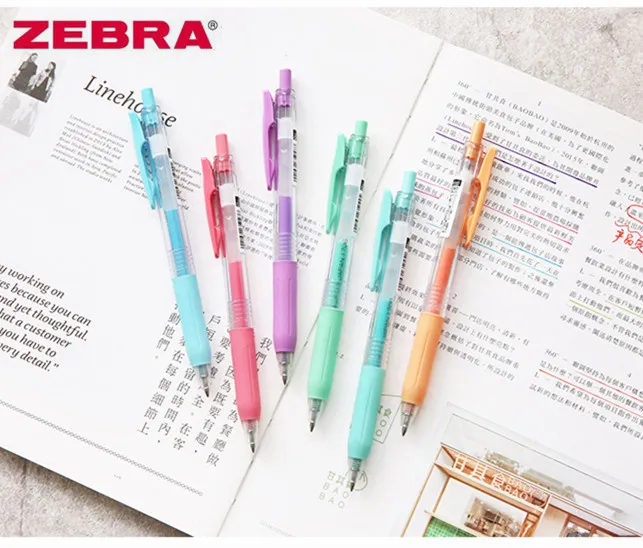 1 шт. Япония Zebra SARASA клип JJ15 молочного цвета серии пастельных гелевых чернильных