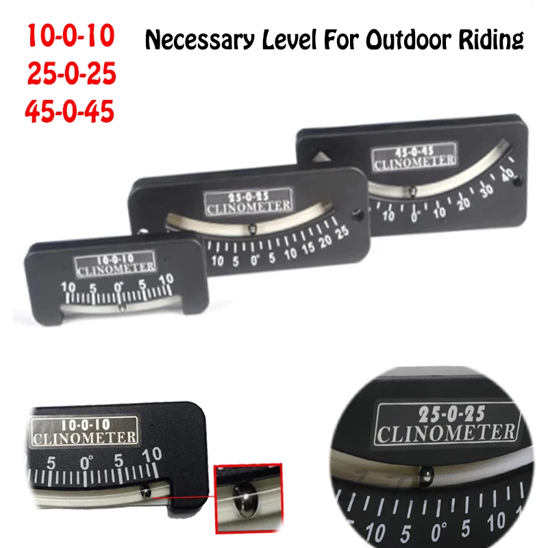 25 0 25 Inclinometer 45 0 45 Tilt Gauge Slope Locator Dual Scale Multi Purpose Angle Indicator Trail Inclinometer