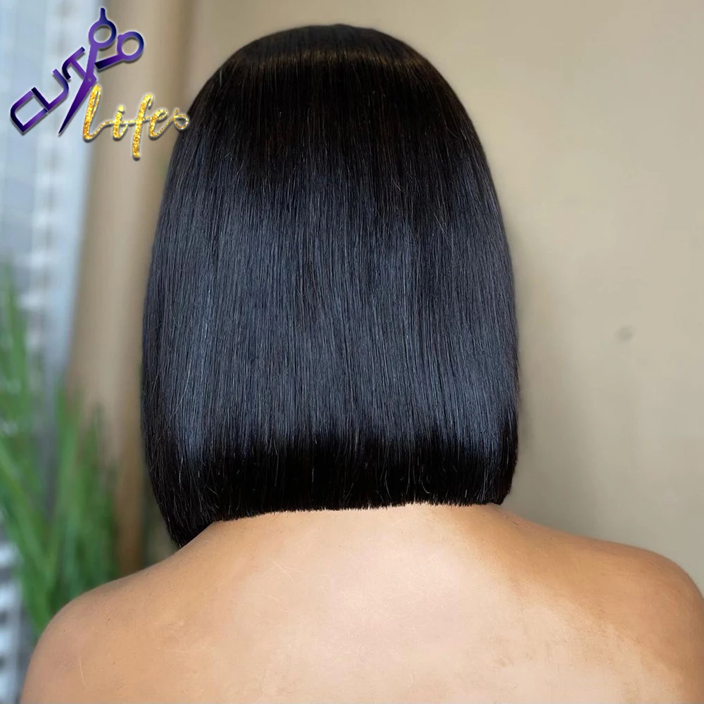 Straight Bob 13X4 Lace Front Wig Human Hair Wigs Cheap 99J Brazlian Remy Hair Wigs With Baby For Women Wig Pre Plucked