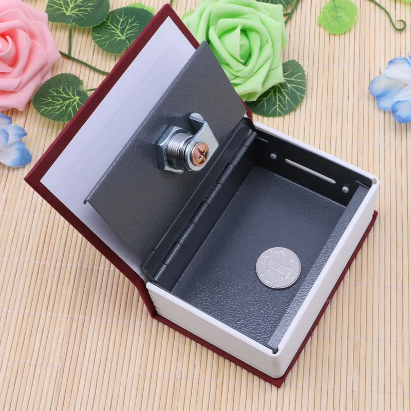 

Home Security Dictionary Book Safe Cash Jewelry Storage Key Lock Box
