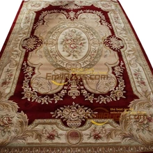 Ковры ручной работы Винтажный французский с узлом из толстого плюша savonnery 6," X 9,51" lx1615 395а gc85savyg28