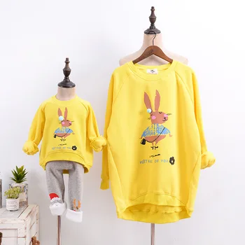 

Mother Daughter Dresses 2020 Winter Cotton Coats for Kids Mommy and Me Clothes Family Matching Sweaters Mom and Baby Girls Dress