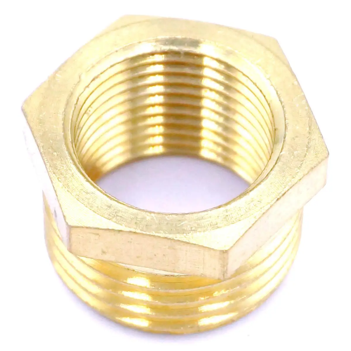 Air line Fitting-Air Compressor Fitting  06 1/2'' to 1/4'' Brass Bush 