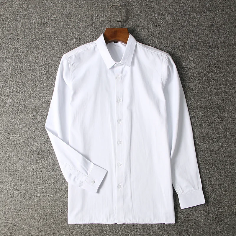 Camisa de algodón para hombre y uniforme Jk, camisa Formal, uniformes de escuela media y secundaria, monos de manga larga, Tops de grande _ - AliExpress Mobile