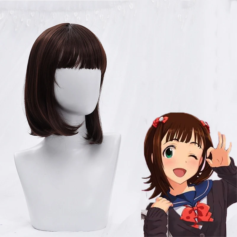 Аниме iDOLM@ STER Косплей парики Amami Haruka Косплей термостойкие искусственные волосы для париков Хэллоуин карнавал парик для костюмированной вечеринки
