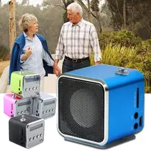 TD-V26 мини-динамик портативный Micro SD TF карта USB диск музыкальный усилитель стерео громкий динамик для DVD ноутбука мобильного телефона MP3-плеера