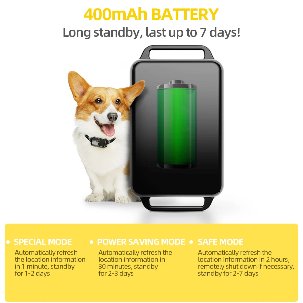 

GPS Tracker Dog Mini GPS Tracker App Control Smart Pet Tracker Waterproof IP67 Dog Gps Activity Tracker With An SIM Card