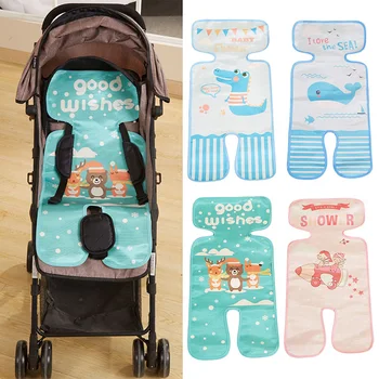 

Baby Kid Pattern Sleeping Mat Summer Cartoon Breathable Stroller Seat Mat Cool Liner Cushion