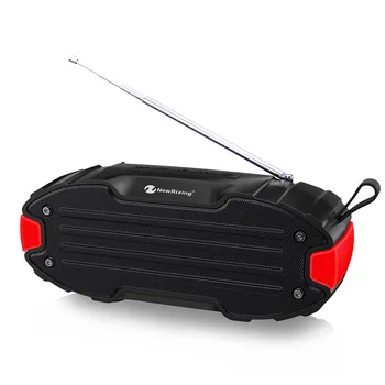 

Newrixing Bluetooth Speaker Outdoor Altavoz Portable Wireless Column Loudspeaker Box Support TF Card FM Radio Aux for Phone PC