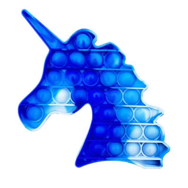 Fidget Reliver Stress Toys Rainbow Push Bubble Antistress Toys Sensory Toy To Relieve Autism Free Shipping PL-337