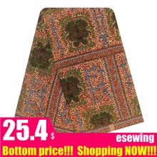Африканская ткань tissus настоящий голландский воск высокого качества африканская ткань Ankara tissus 6 ярдов африканская настоящая восковая ткань хлопок