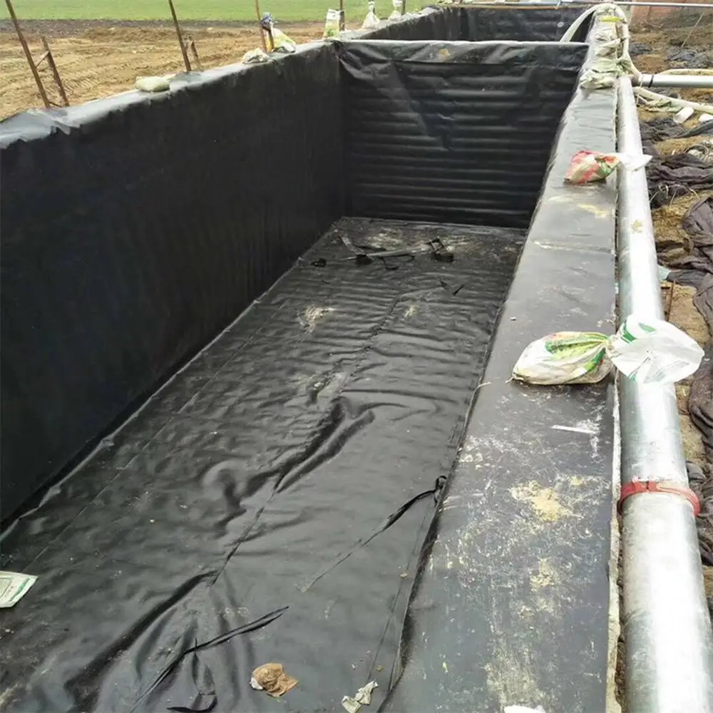 HDPE подкладка для рыбного пруда усиленные садовые бассейны тяжелый Ландшафтный