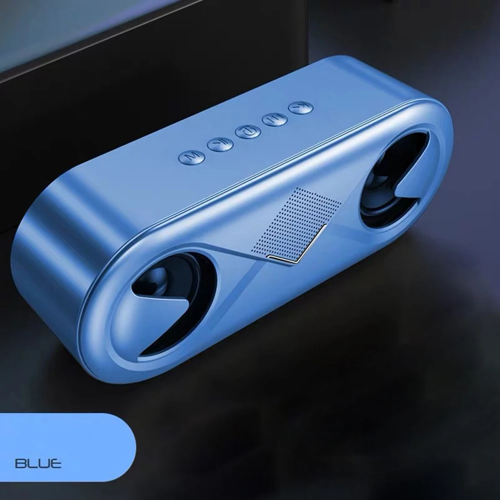 Портативный Bluetooth динамик V5.0 беспроводной супер бас домашний открытый динамик s с хорошим звуковым эффектом и богатым светодиодный мигающий свет