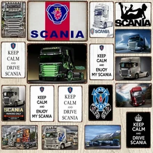 Винтажная Автомобильная жестяная вывеска, металлическая ретро-картина, настенная вывеска, домашний арт, декор для гаража, Куадрос, 30X20 см, DU-5681A