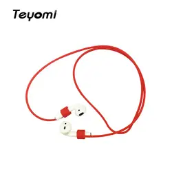 Teyomi 2 шт Анти-потеря веревки для Apple Airpods беспроводная гарнитура Магнитная с функцией Bluetooth, силиконовая лента для наушников