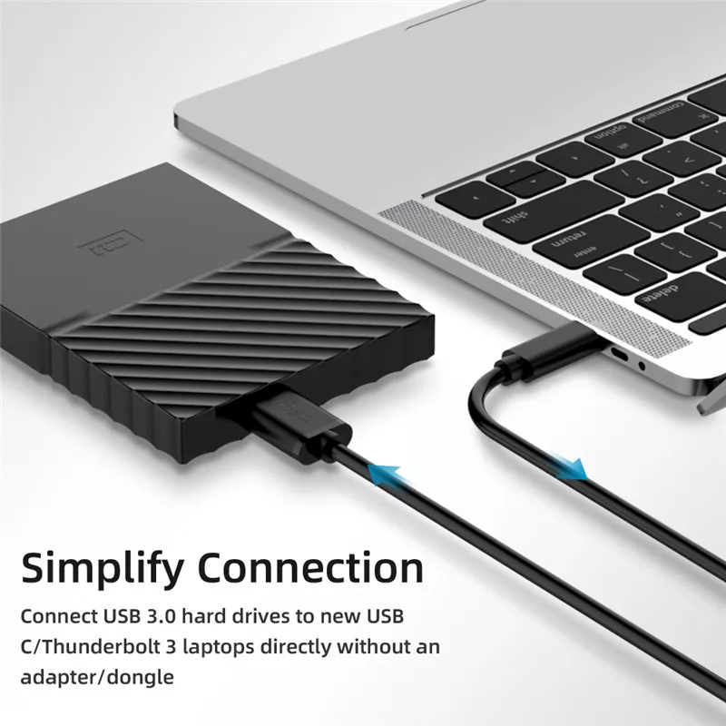 USB 3,1 type C к Micro B Кабельный соединитель папа-папа зарядный кабель для передачи данных для внешнего жесткого диска HDD