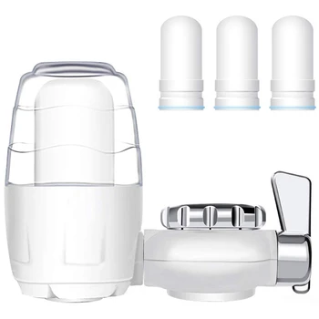 

AD-Faucet Water Filter,Water Filter System with Activated Carbon,Adsorb Harmful Heavy Metals and Sediments,Fits Most Standard Fa