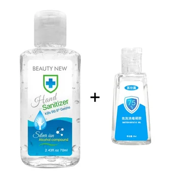 

70ml Hand Sanitizer Anti-Bacteria Disinfection Disposable Household Hand Sanitizer Gel Hands-Free Water Sanitizer