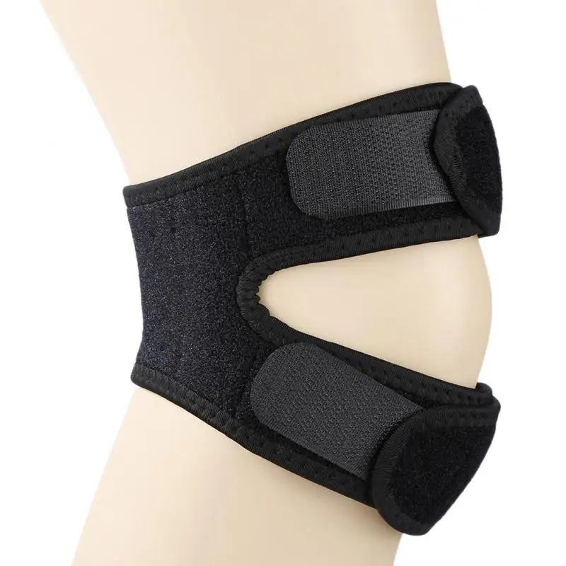 Double Patella Breathable Flexible Knee Brace Strap Support Pad Help Reduce Pain Soreness Fitness Exercise Pressure | Спорт и