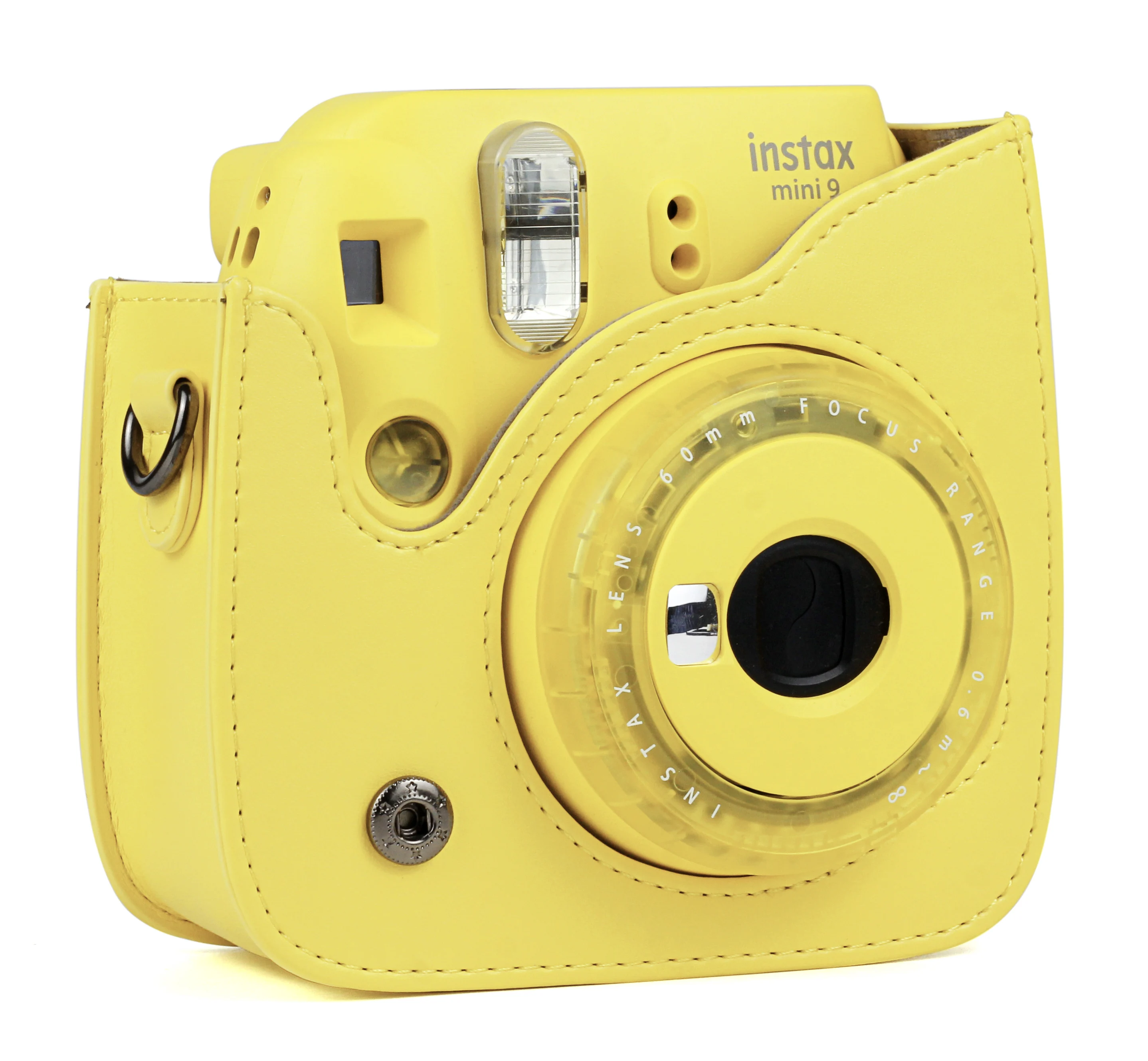 Фиолетовая Сумка из искусственной кожи Instax Mini чехол с плечевым ремнем для Fujifilm
