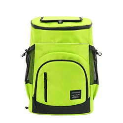 DENUONISS 33L Insulated Thermal Cooler Backpack - Soft, Large, Leak-Proof Bag for Travel, Beach, and Food Storage (Green)