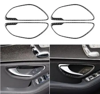 

Upgrade Decoration Car Inner Door Handle Frame Decoration Cover Trim For Mercedes Benz C Class W205 2015-2018 GLC X253 2016-2018