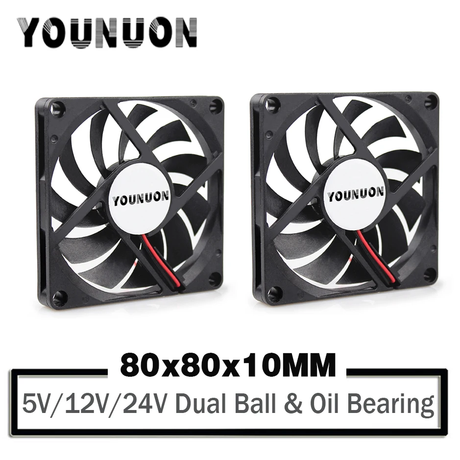 80 мм 5 в USB 80x80x10 8 см 12 В 24 8010 2-контактный 3-контактный бесщеточный кулер охлаждения