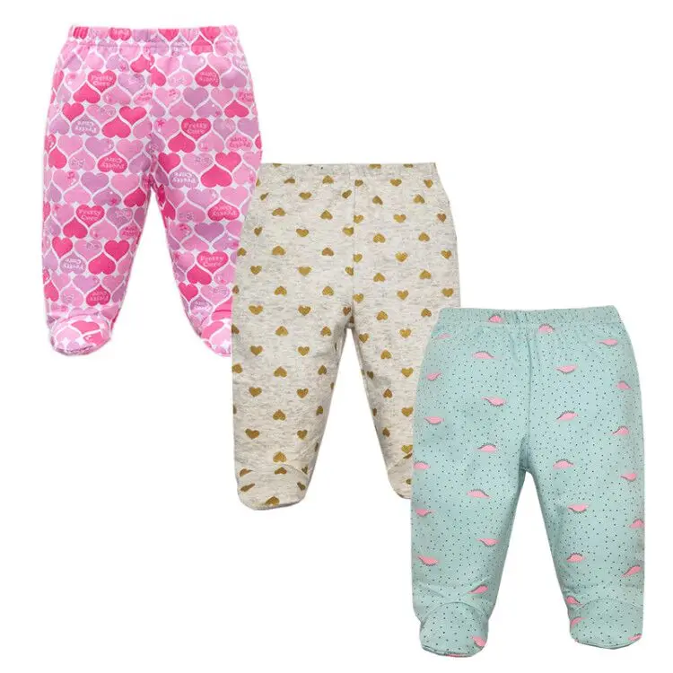 3 шт./лот, штанишки для малышей хлопок, осень-весна, штаны для новорожденных мальчиков и девочек детская одежда для малышей с героями мультфильмов - Цвет: Q