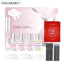 NAGARAKU – kit d'extensions de cils, outils de recourbement, maquillage, rehaussement, permanente douce