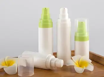 

10pcs/lot 15/30/50ml Plastic Empty Cosmetic Airless Bottle Pump Travel Vacuum Bottles Cream Holder Container Makeup Accessories
