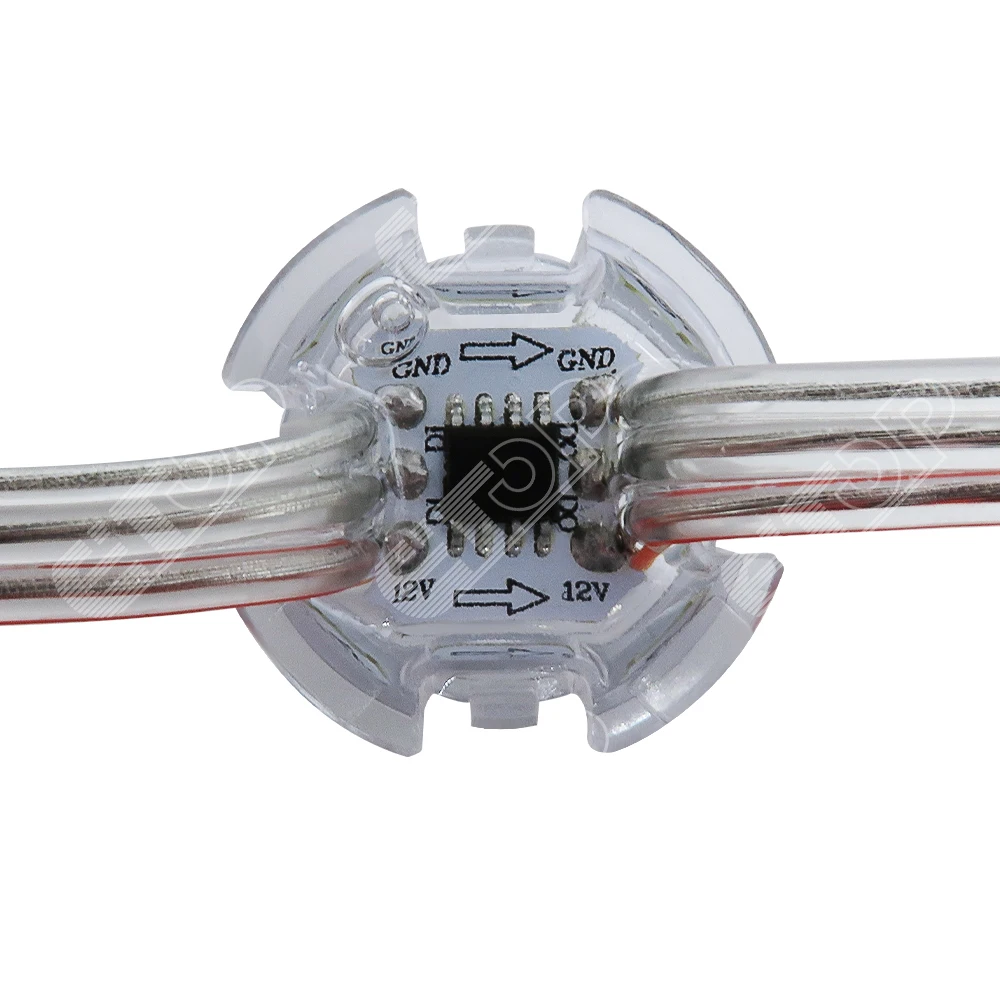 DC12V WS2811 20mm Diameter Led Digital Pixel Screen Grid Modules SMD 5050 RGB Waterproof Addressable Led Point Light String