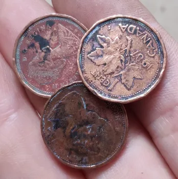 

Canada 1 cent Canadian Maple Leaf Version 3 p21mm Commonwealth Coins Old Original Coin Collectible Edition 100% Real Random Year