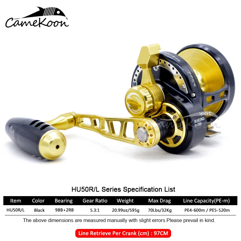 Reels Saltwater Reels Fishing Saltwater Jigging Fishing Reel CNC Full Metal Manufacturing 30KG