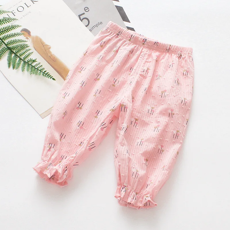 Г. Летние штаны противомоскитные штаны для малышей детские штаны капри с возможностью открытия Легковесные дышащие